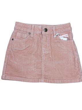 Jamie Kay Pink Peach Girls Corduroy Skirt Size 5